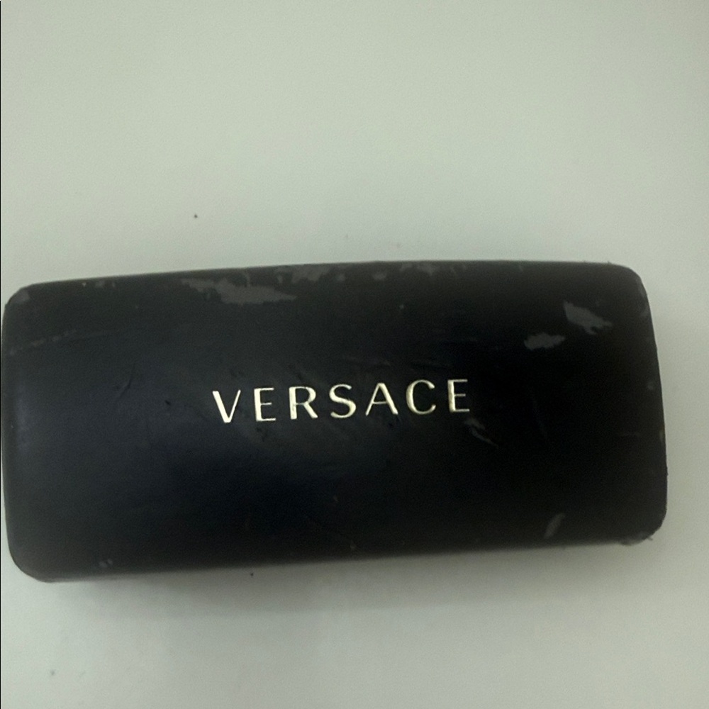 Versace Aviator Sunglasses with White Bridge and Gold Trim - Picture 4 of 5